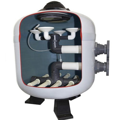 Hayward Next Gen. Commercial Sand Filter, 30 in. Tank, 4.9 Sq. Ft., 2 in. Threaded Bulkhead (HCF302T)