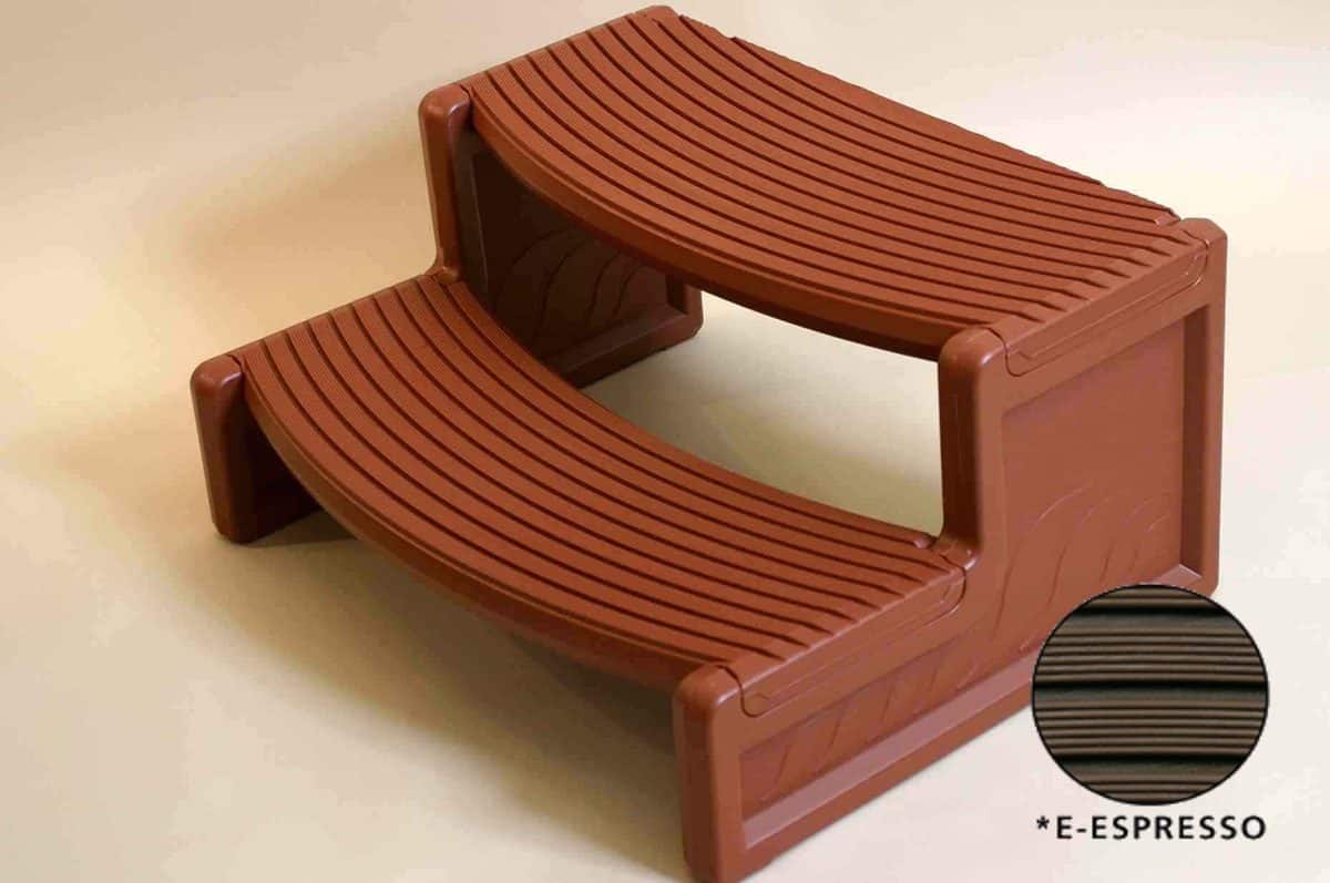 Confer Spa Handi-Step 2, 27" Wide, Expresso Color (HS2-E)