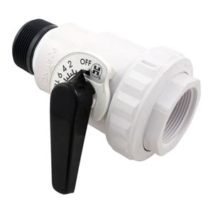 Hayward Large Capacity Feeder, 1.5 in. Control Valve w/Dial Ind. (CX1100BV) - Obsolete