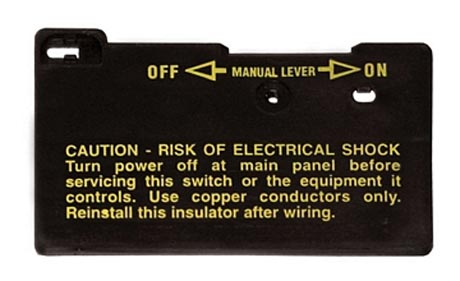 Intermatic Single Timeclock Heavy Duty Wire Insulator (124T2411A)