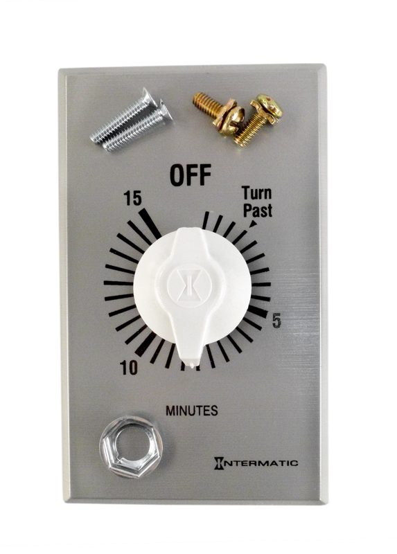 Intermatic Wind-Up Timer, SPST, 15 Minute (FF15MC)