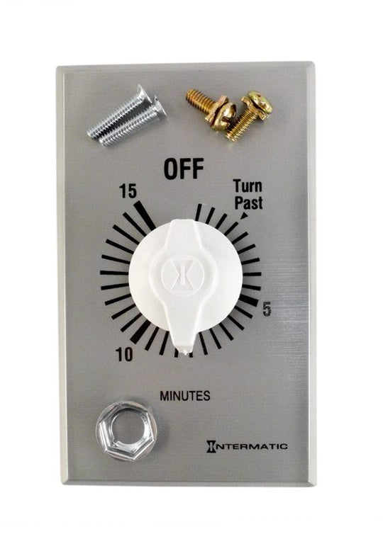 Intermatic Wind-Up Timer, SPST, 15 Minute (FF15MC)