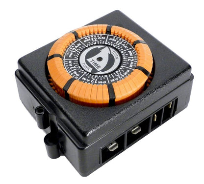 Intermatic 7 Day Panel Timer, 120v, Orange & Black (PB873MKZ)