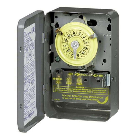 Intermatic Single Timeclock Indoor, 50 hz, 240v (T104-50)