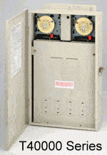 Two T104M DPST in 125 Amp Sub-Panel Enclosure, 240v (T40404R)