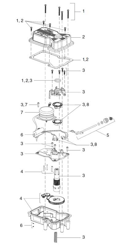 Jandy 4424 Actuator ValveParts