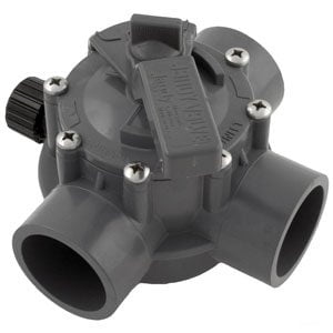 Jandy® Valve, Grey, 3 Port, 2.0 in. by 2.5 in. (2875)