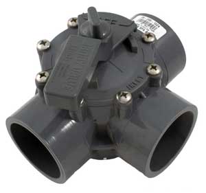 Jandy® 3 Way Spa Valve, 2.5 in. CPVC Non-Positive Seal B (2877)
