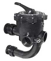 Jandy® Multiport Backwash Valve w/Unions, 2 inch, for DEV Filters (BWVL-MPV)