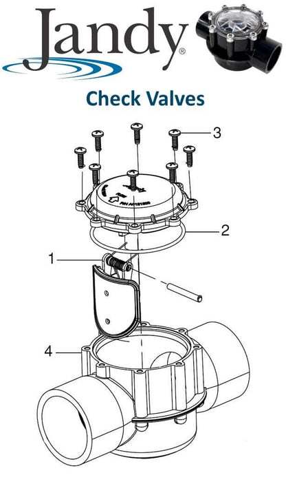 Jandy® Check Valve Parts