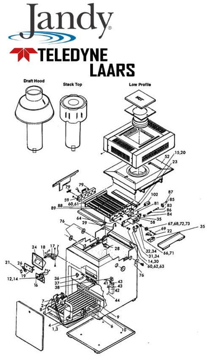 Jandy/Laars Series One EPC EPS Heater Parts