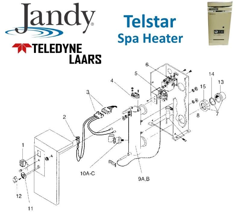 Jandy/Laars Telstar Spa Heater Parts