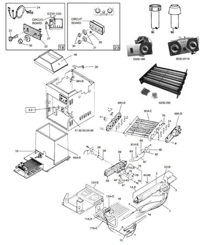 Jandy/Laars Laars Lite 1997 2000 Heater Parts