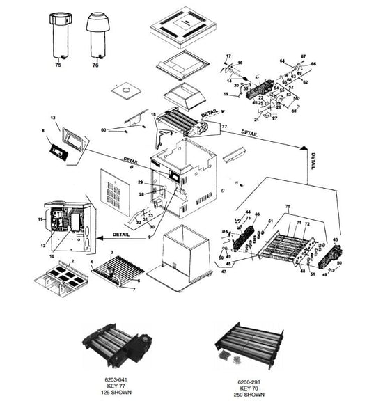Jandy/Laars Lite2 LJ Heater Parts, 2003-2009 Models