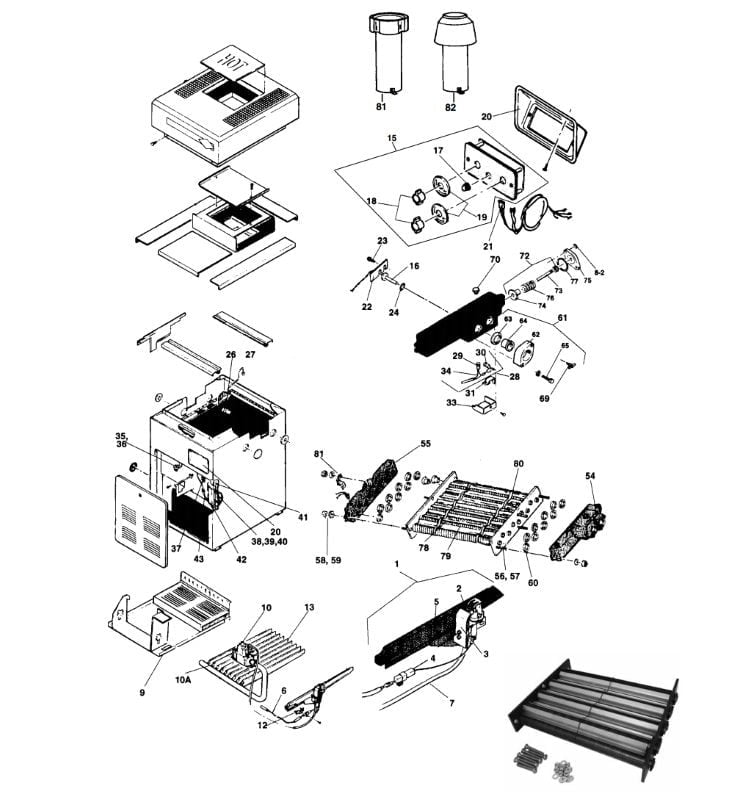 Jandy/Laars Series 2 ESC Heater Parts