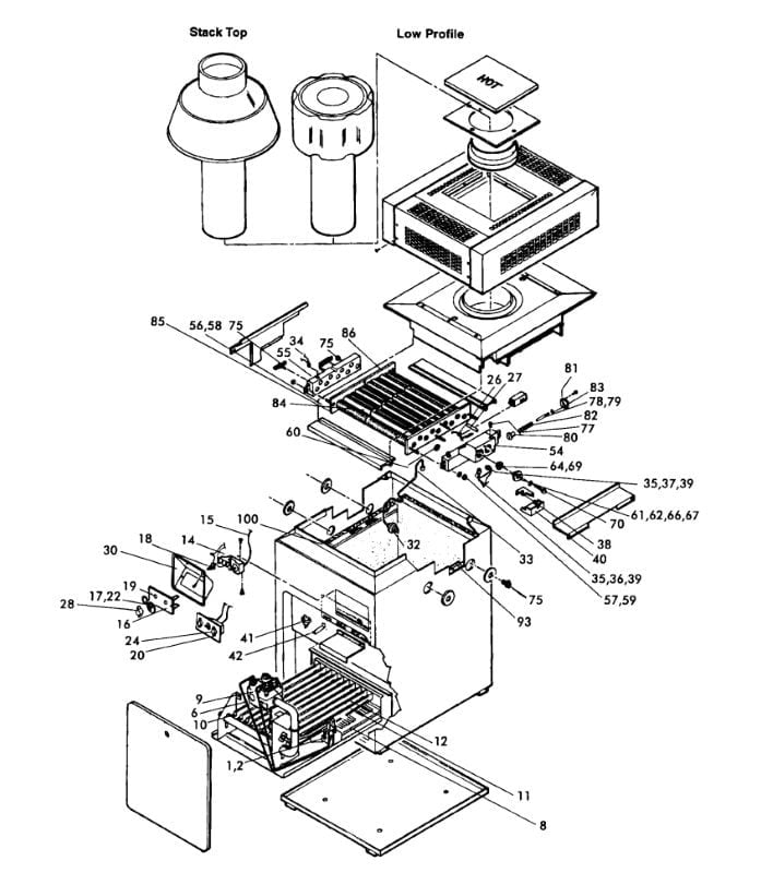 Jandy/Laars Series One EPG EPM Heater Parts