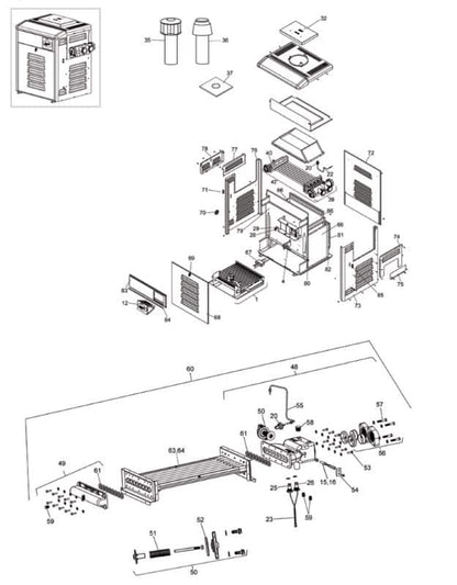 Jandy® Legacy LRZE Heater Parts