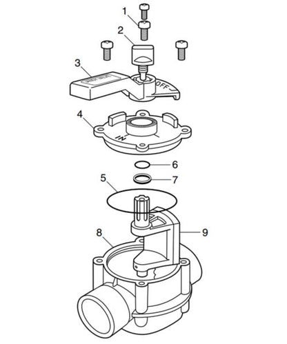 Jandy Space Saver Valve Parts