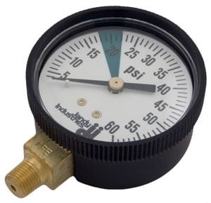 Jandy® Ray-vac™ Original Gauge 0-60 PSI, 1/8in. Bottom Mount (R0377700)