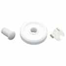 12 - Jandy® Ray-vac™ drive wheel kit, gunite, white (R0379200) (1 wheel only) - Obsolete