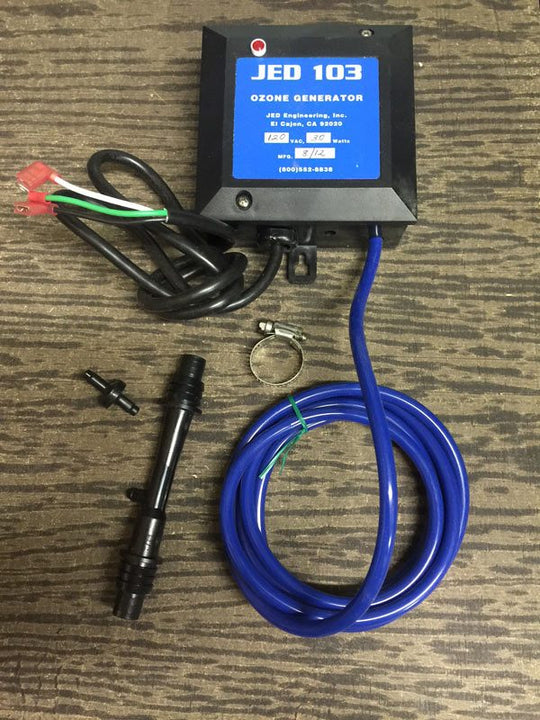JED 103 Plasma Gap Corona Discharge Ozonator 110V + Kit, 25 Amp, 30 W (JED103110v)