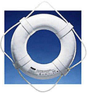 Cal-June Incorporated USCG Life Ring, White, 20 in. (GW-20)