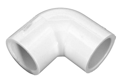 Lasco Standard 90 Degree Elbow, PVC, SxS, 2.5 in. (406-025)