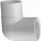 2.0 In. 90 Deg. Street Elbow, Spig (Inside) X Socket (Slip) (409-020)