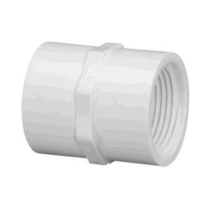 Lasco Coupling, Threaded X Threaded, PVC, 1 in. (430-010)
