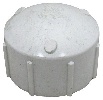 Lasco Cap Threaded, PVC, 1-1/2 in. (448-015)