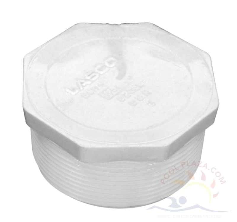 Lasco Plugs Threaded, PVC, 2 in. (450-020)