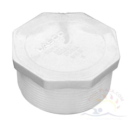 Lasco Plugs Threaded, PVC, 2 in. (450-020)