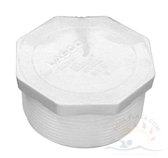 Lasco Plugs Threaded, PVC, 2 in. (450-020)