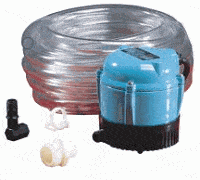 Little Giant Submersible Pump PCPK-1, 18 ft. Cord, 205 GPH, 6/Cs. (574029)