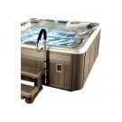Safe-T-Rail, Figure 4 handrail for Skirted Portable Spas, Stainless Steel, Foam Hand Grip (STR-SS)