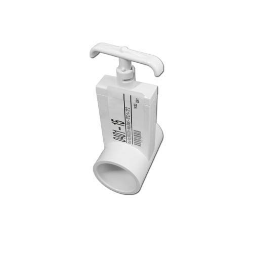 Magic Plastics Uni-Body Gate/Slide Valve, 1.5 in. S x S, White (0401-15)