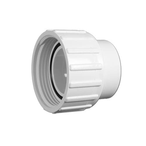 Magic Plastics Pump Half Union w/O-ring, 1-1/2" S x 1-1/2" FBT (0602-15)