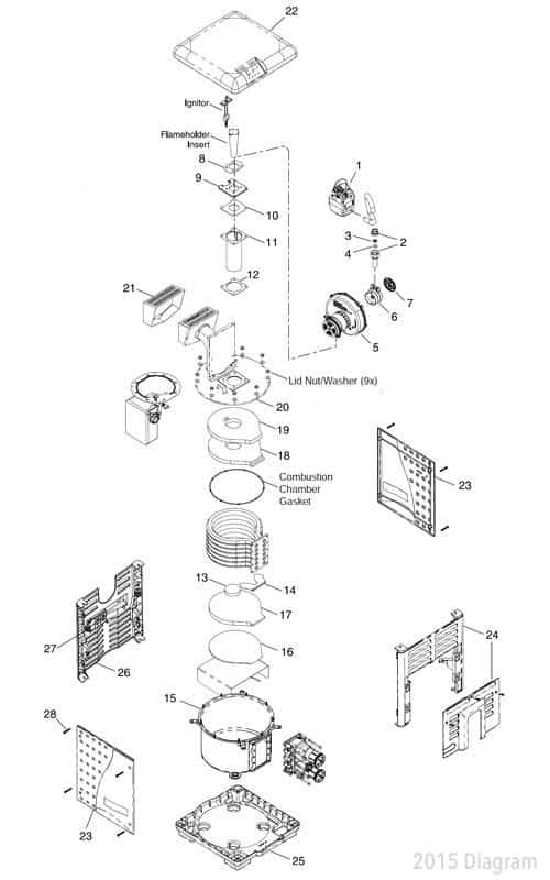 Pentair MasterTemp Burner Parts