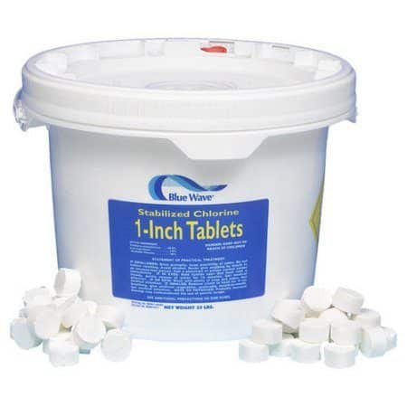 Blue Wave® Chlorine 1 in. Tablets, 25 lbs. (NC120) - Obsolete