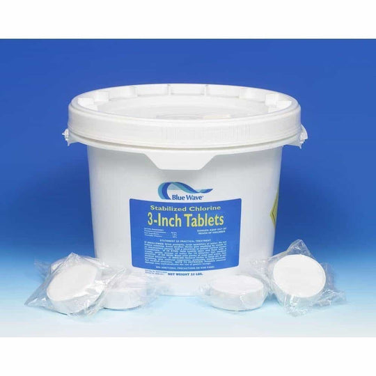 Blue Wave® Chlorine 3 in. Tablets, 25 lbs. (NC140)