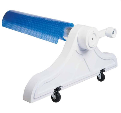 Deluxe In Ground Resin Solar Reel, for 12-20 ft. W x 45 ft. L Cover, Retractable Wheels (NS952)