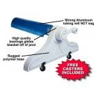 Deluxe In Ground Resin Solar Reel, for 12-20 ft. W x 45 ft. L Cover, Retractable Wheels (NS952)