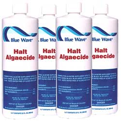 Blue Wave® Halt® 50 Concentrated Algaecide(50% Quat/Low Foam) 4 x 1 qts (NY136-4)