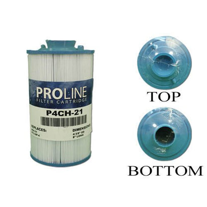 Proline Filter Cartridge, 19 sq.ft., 8" High x 4-5/8" Dia. , Top Cone Handle (P4CH-21)