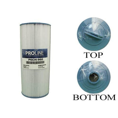 Proline Filter Cartridge, 52 sq.ft., 15-1/2" High x 6-3/4" Dia. , TopSemi Circ Handle (P6CH-960)