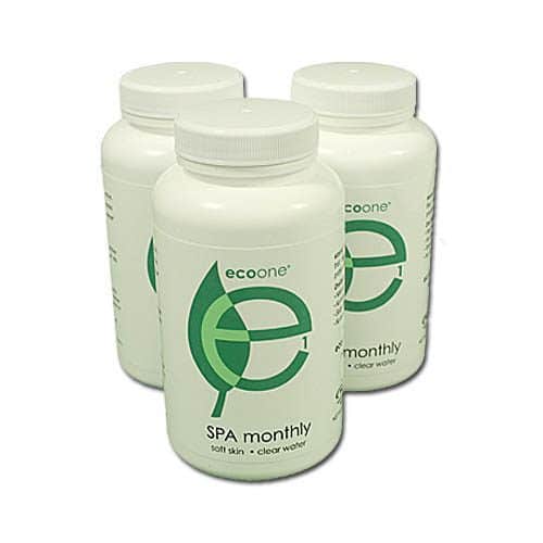 EcoOne Monthly Spa Water Treatment for Clear Water, 8 oz. Bottle, Case of 6 (ECO-8037)
