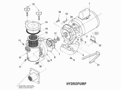 Pentair Hydropump Parts