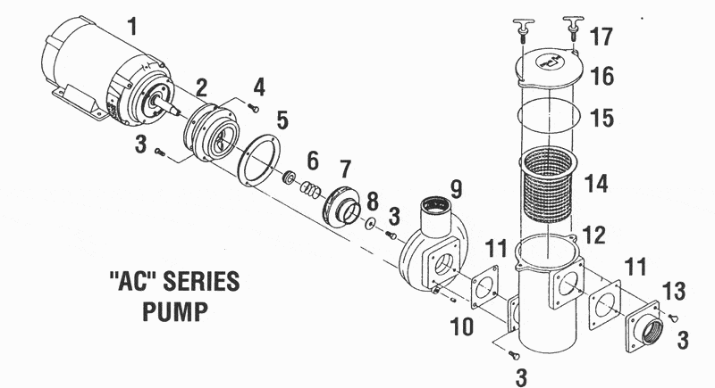 Aqua-flo-AC Pump Parts
