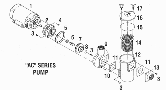 Aqua-flo-AC Pump Parts