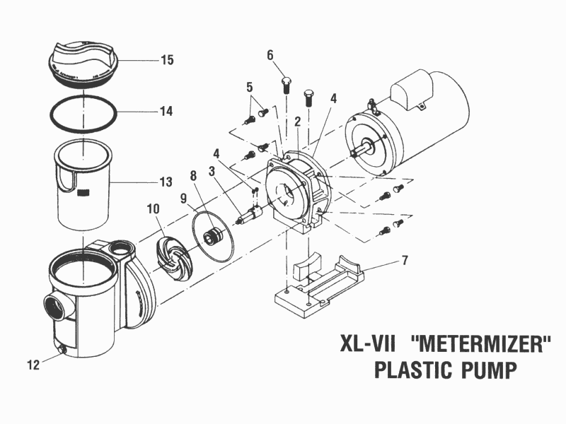 Swimquip XL7 Pump Parts